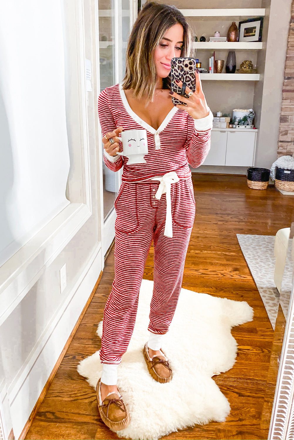 Striped in Scarlett