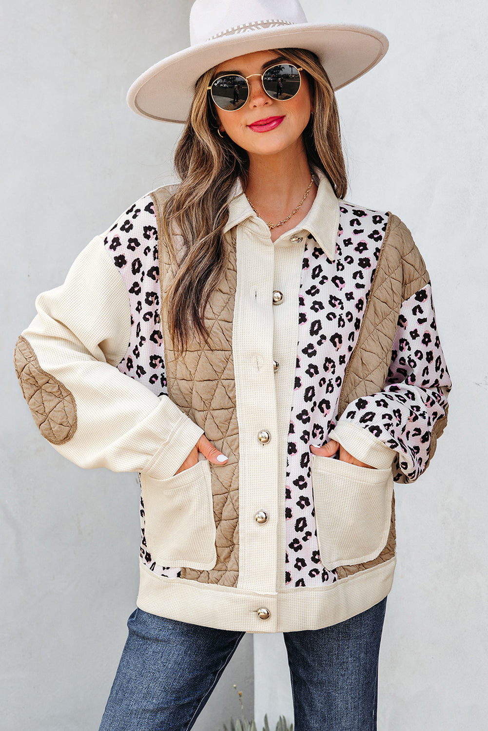 Leopard Luxe Patchwork Jacket