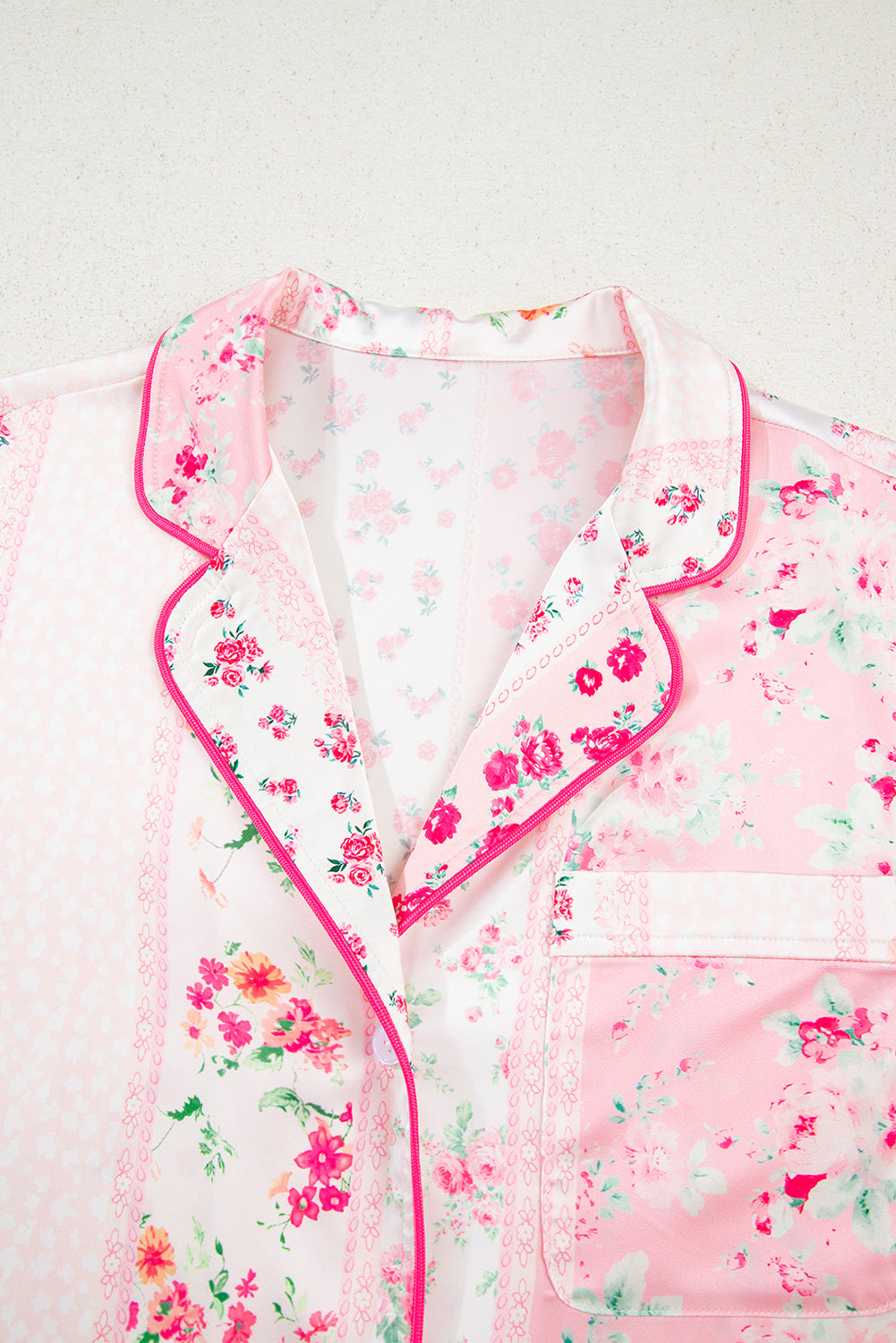 Blush Bloom Satin Set
