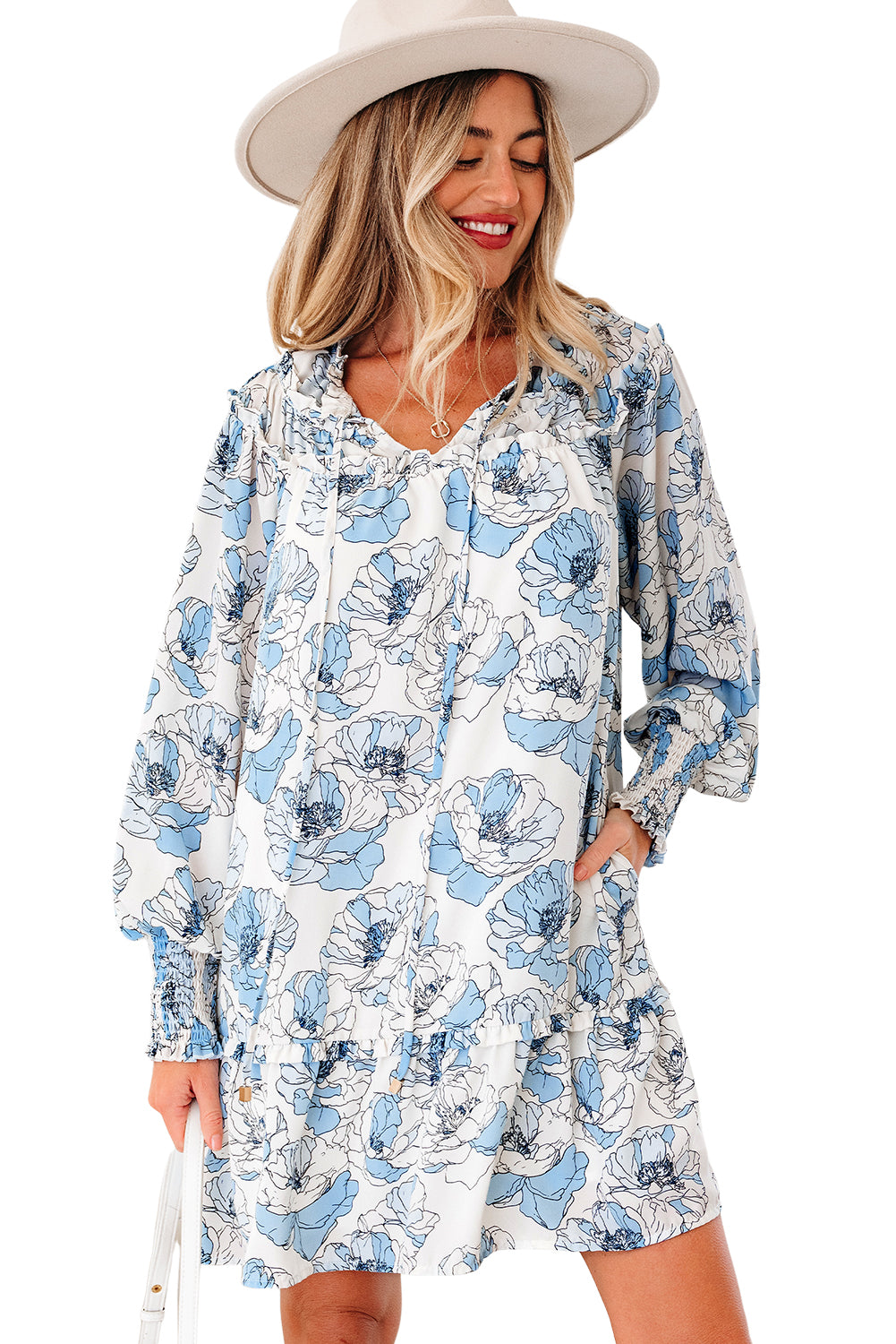 Sweet Sky Flowy Dress