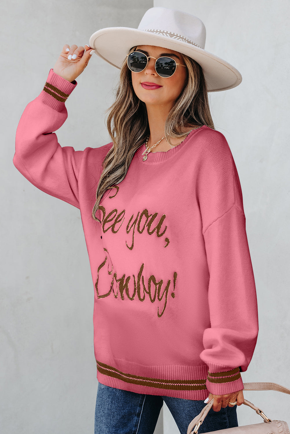 See You Soon Cowboy Sweater