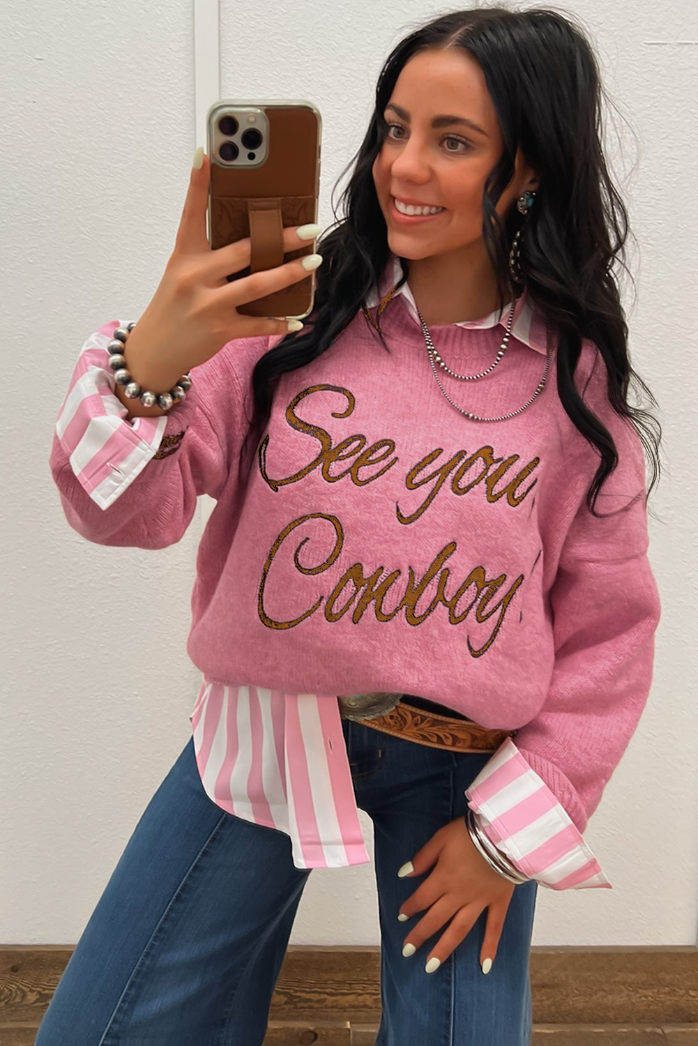 See You Soon Cowboy Sweater