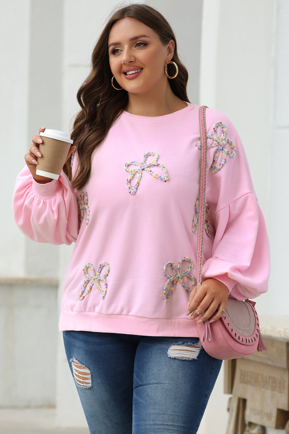 Bow Breeze Oversized Pullover