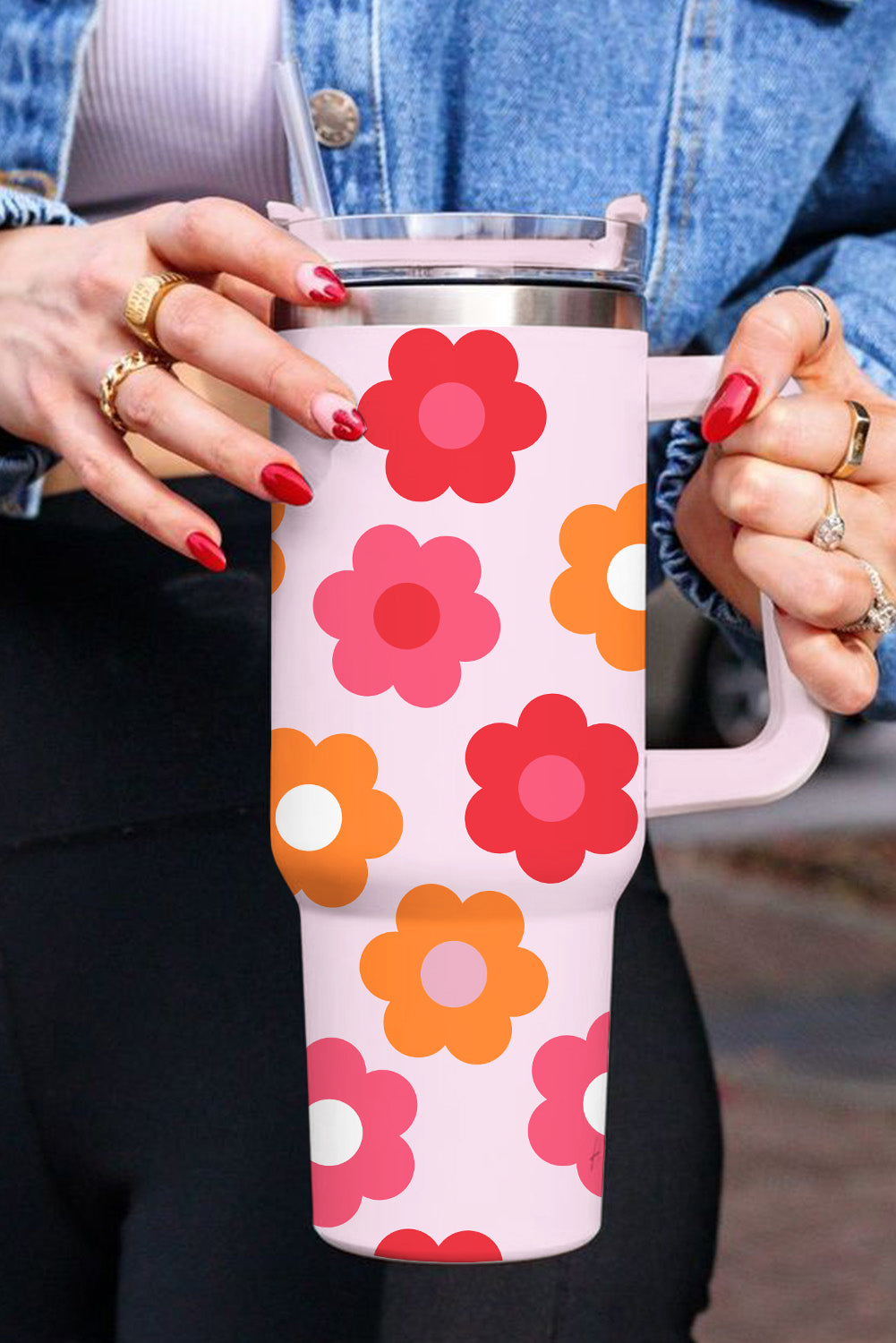 The Flower Print Tumbler