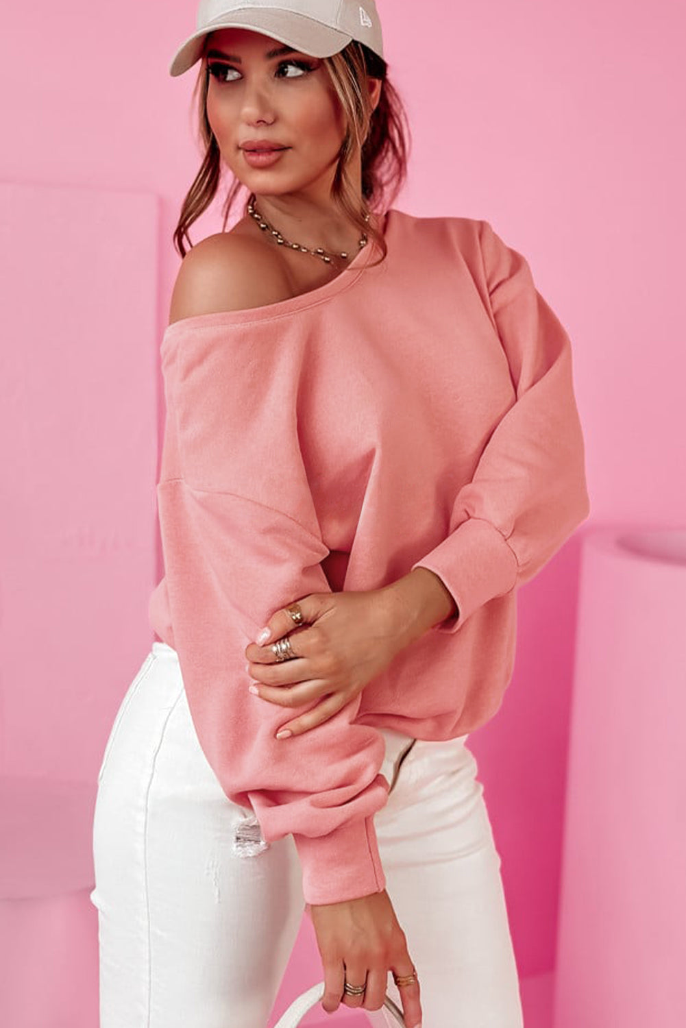 Chestnut Bowknot Sweatshirt