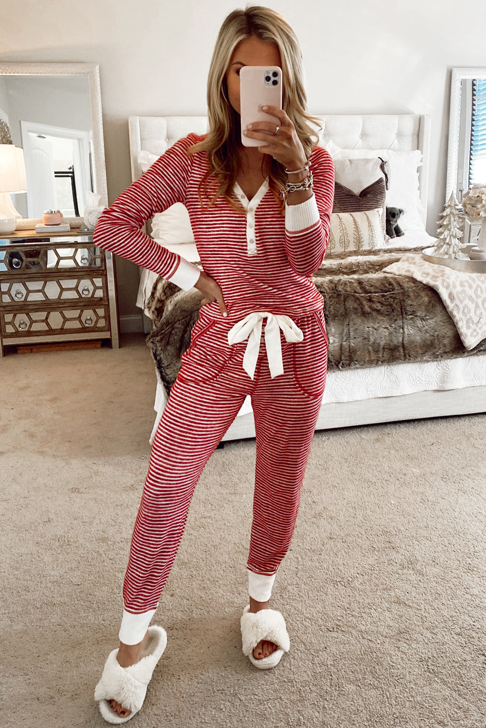 Striped in Scarlett
