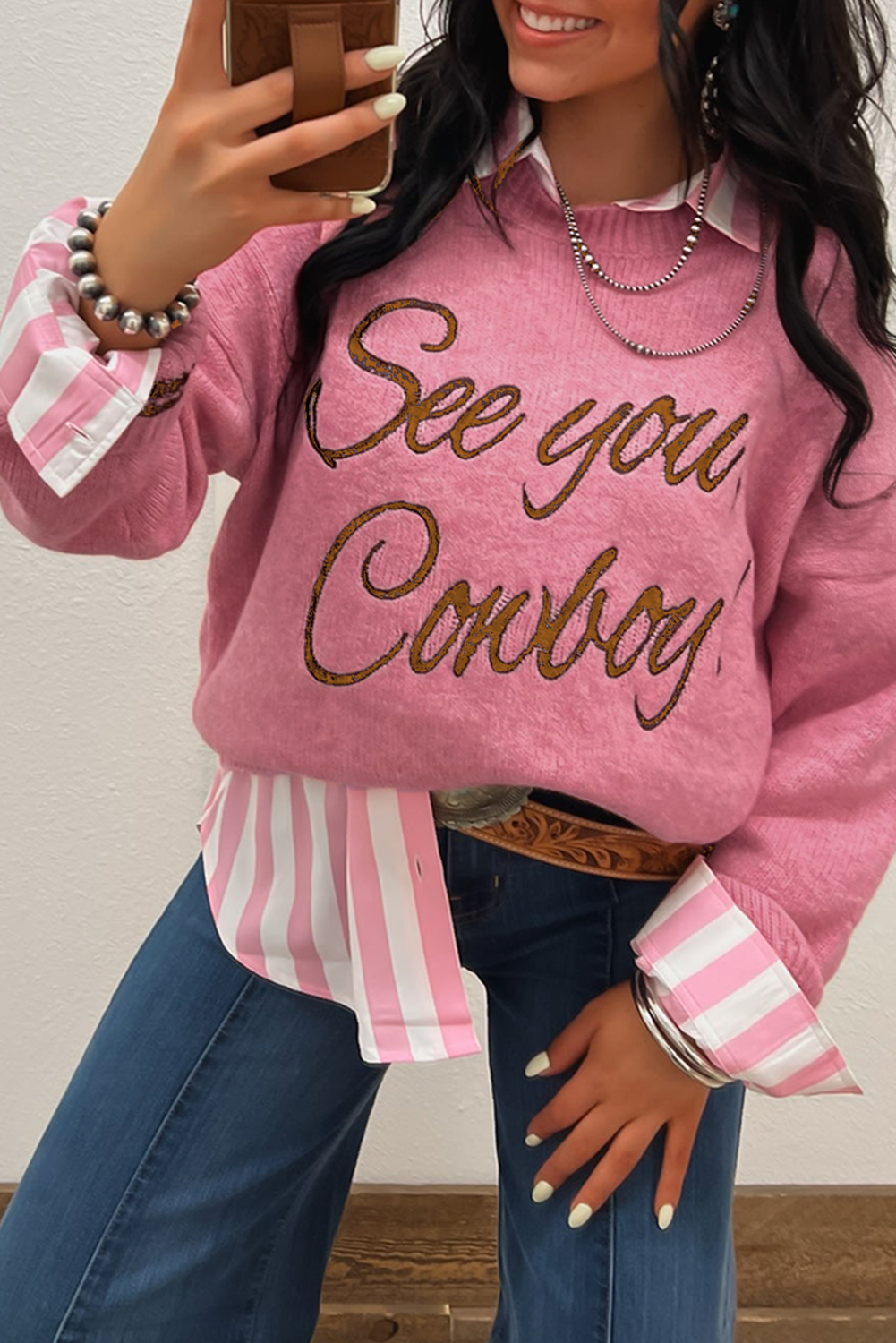 See You Soon Cowboy Sweater