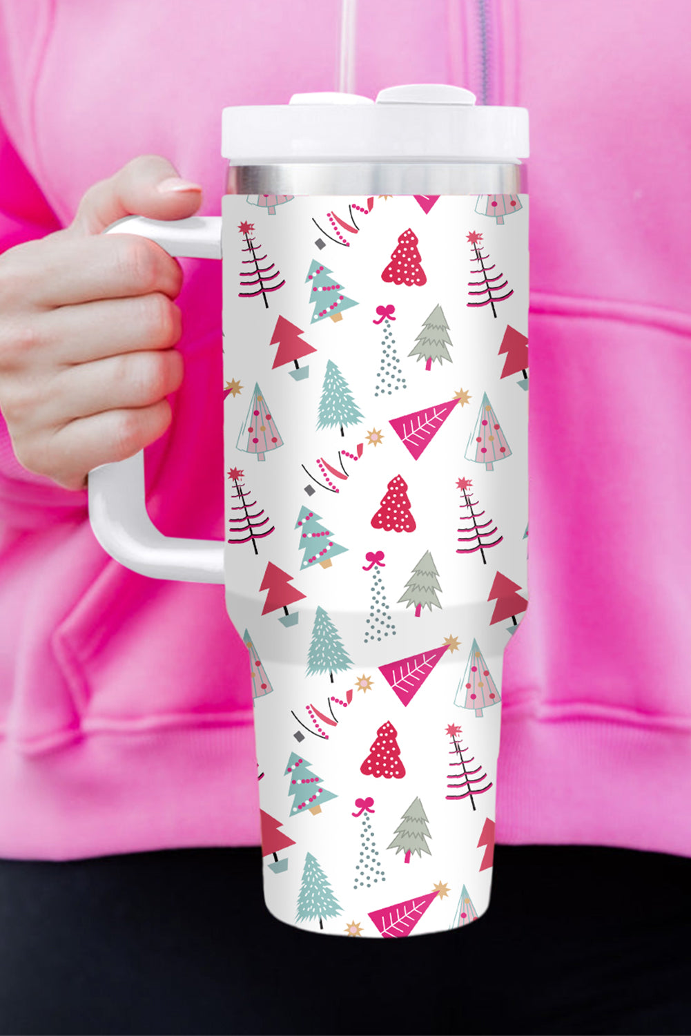White Christmas Spirit Tumbler