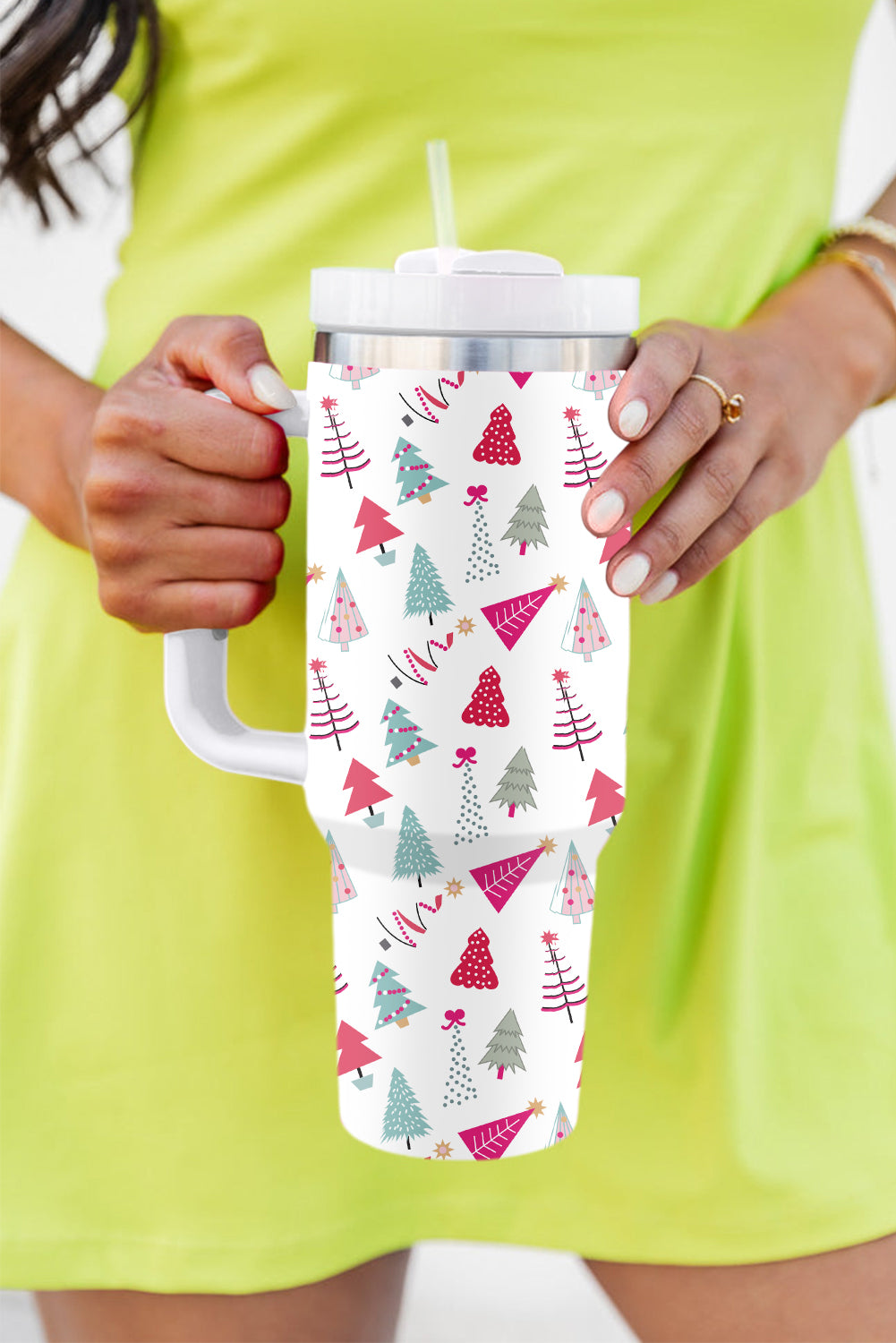 White Christmas Spirit Tumbler