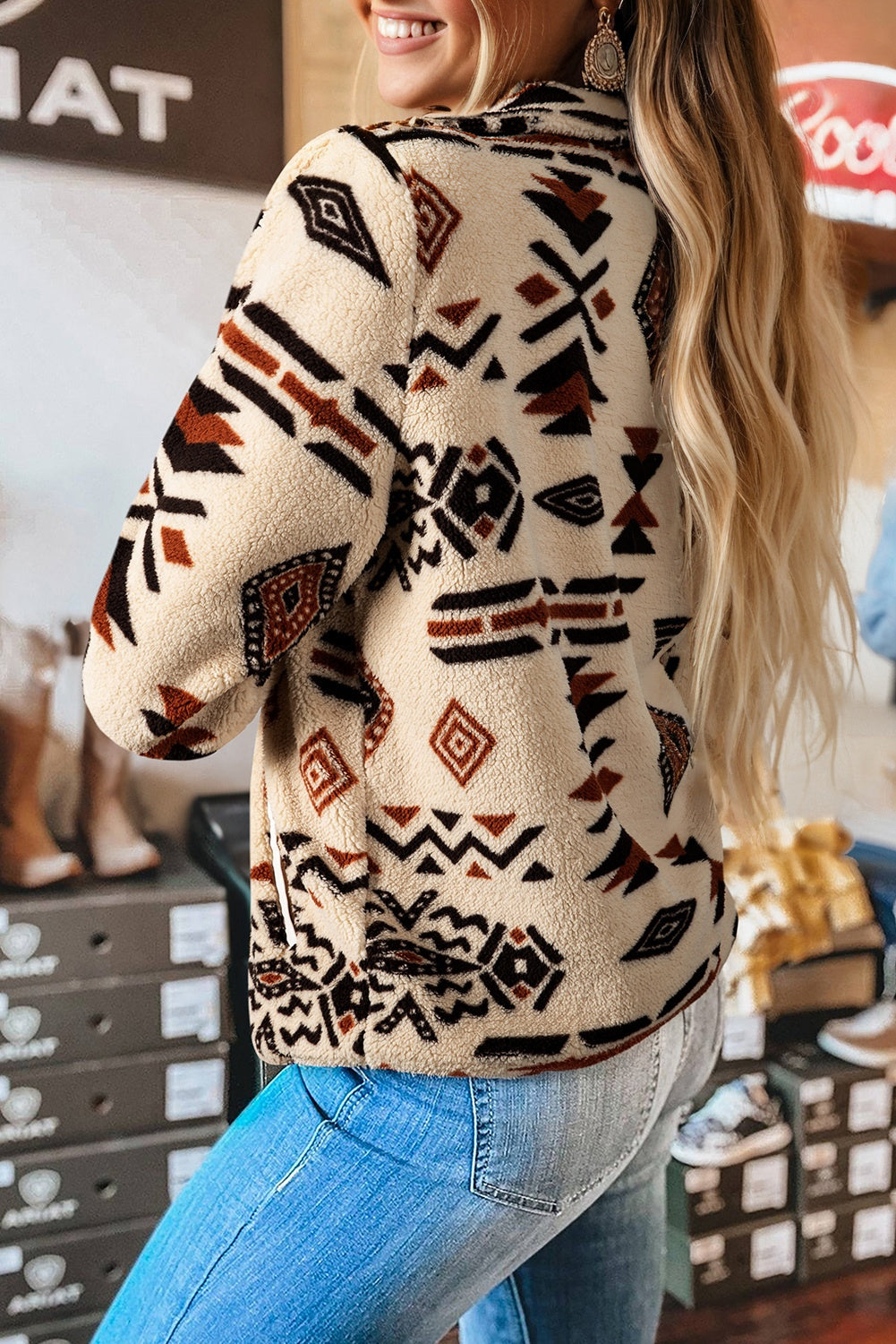 Beige Breeze Zip
