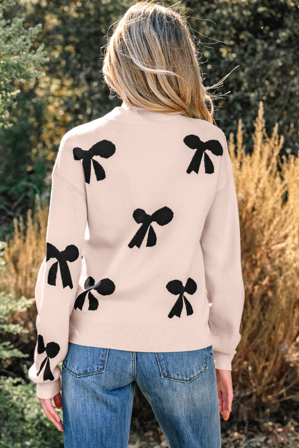 Pearl Kissed Bow Knit