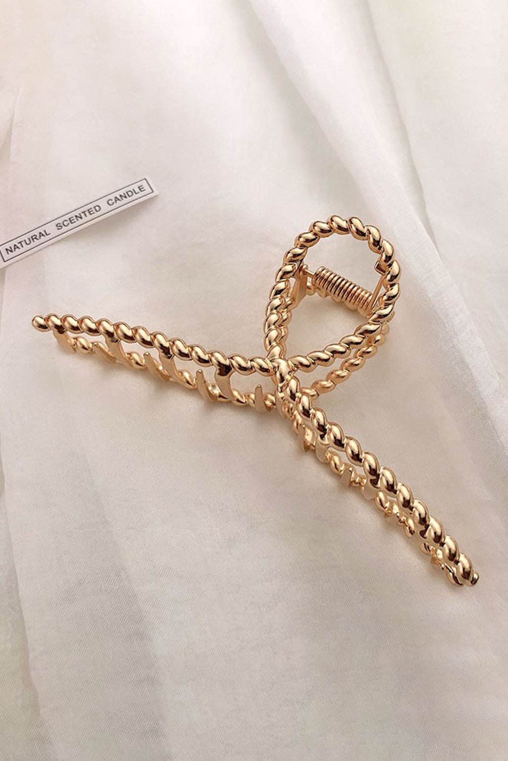 The Gold Twist Hair Clip