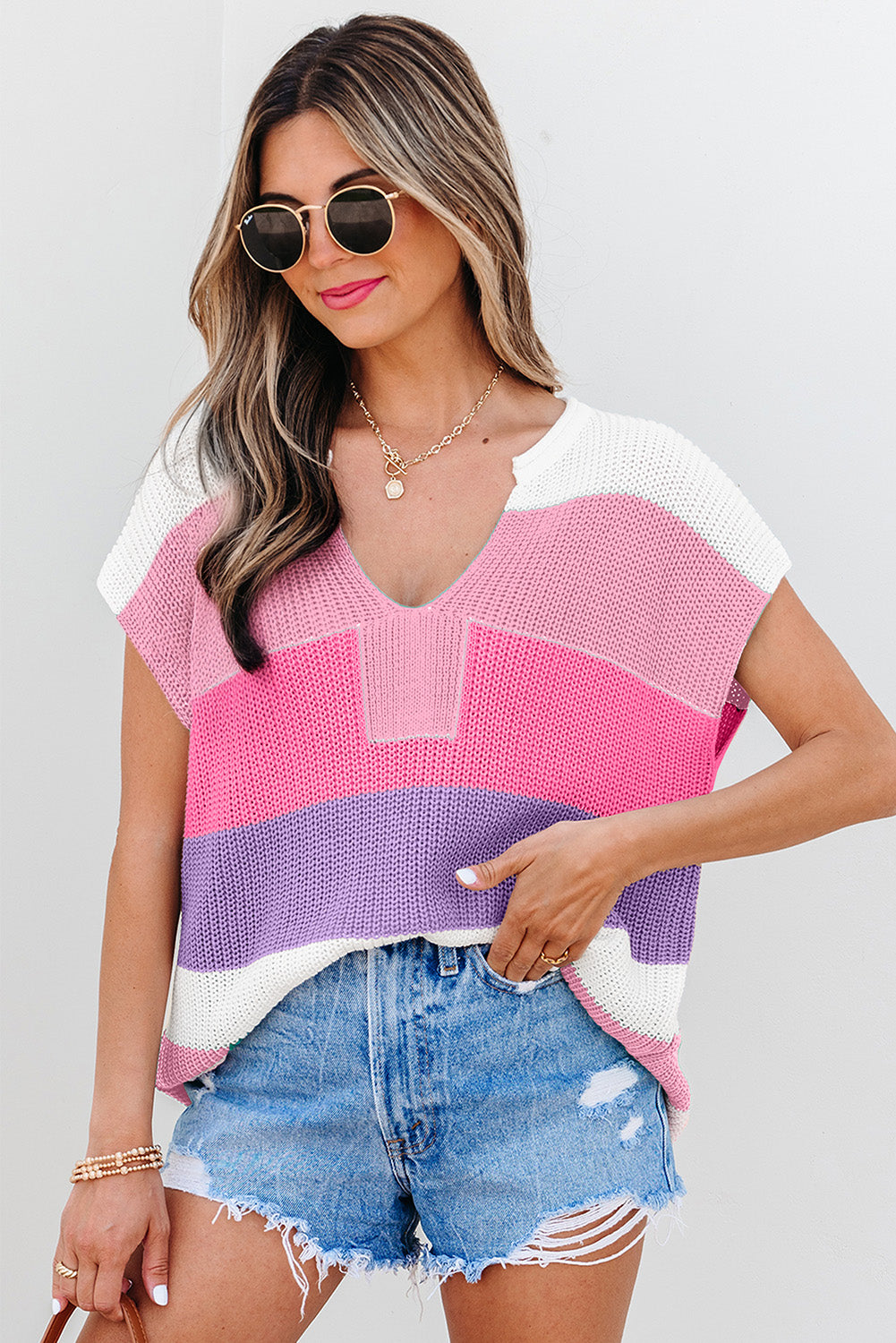 Pink Hue Pullover