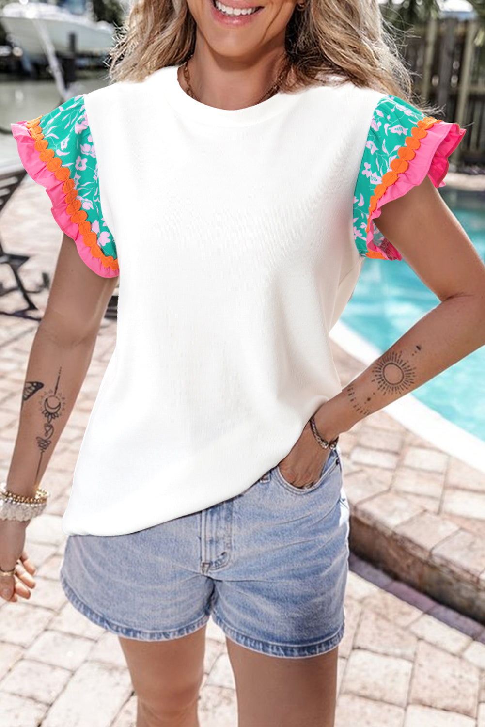 Sweet Meadow Trim Top