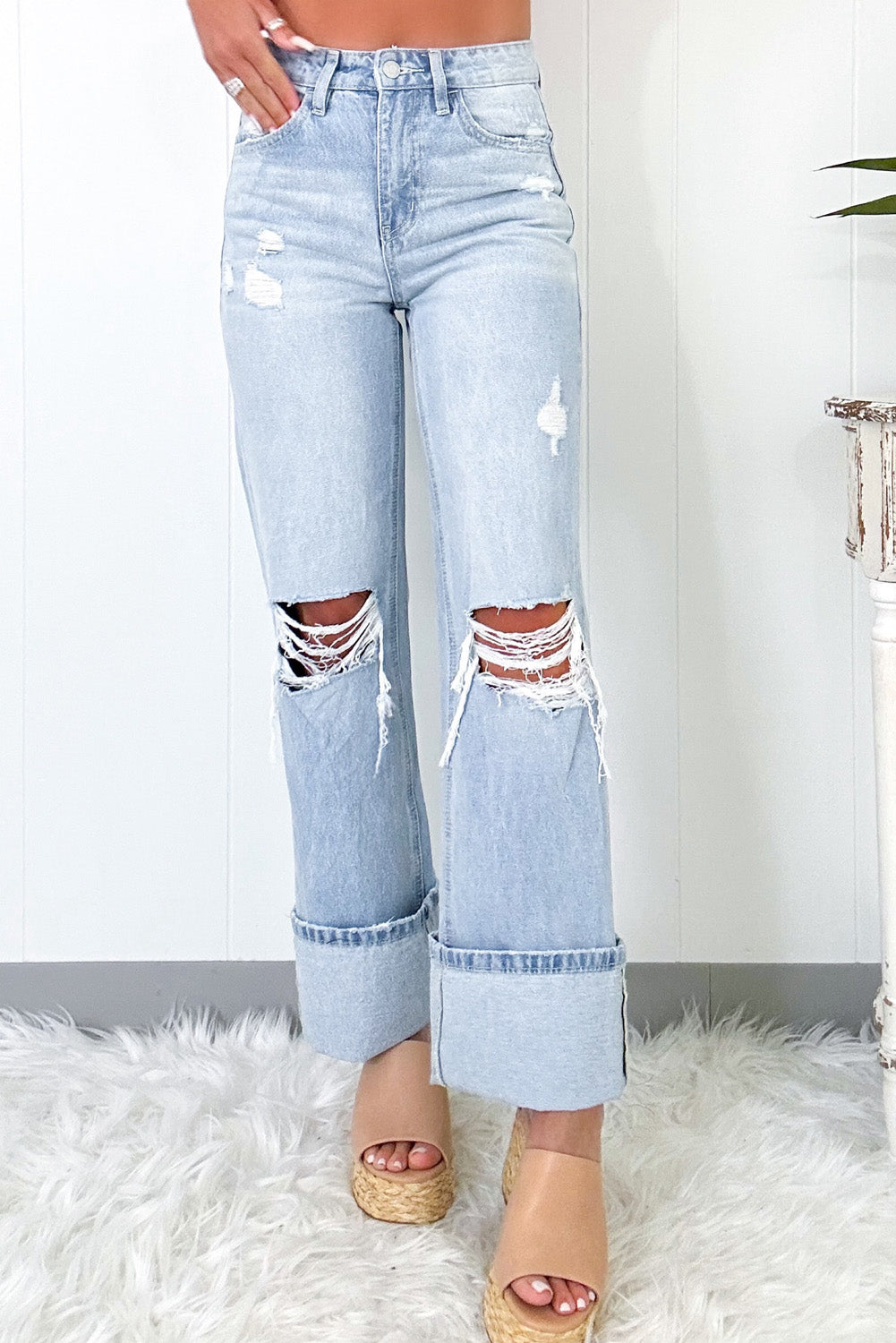 Beau Blue Light Wash  Jeans