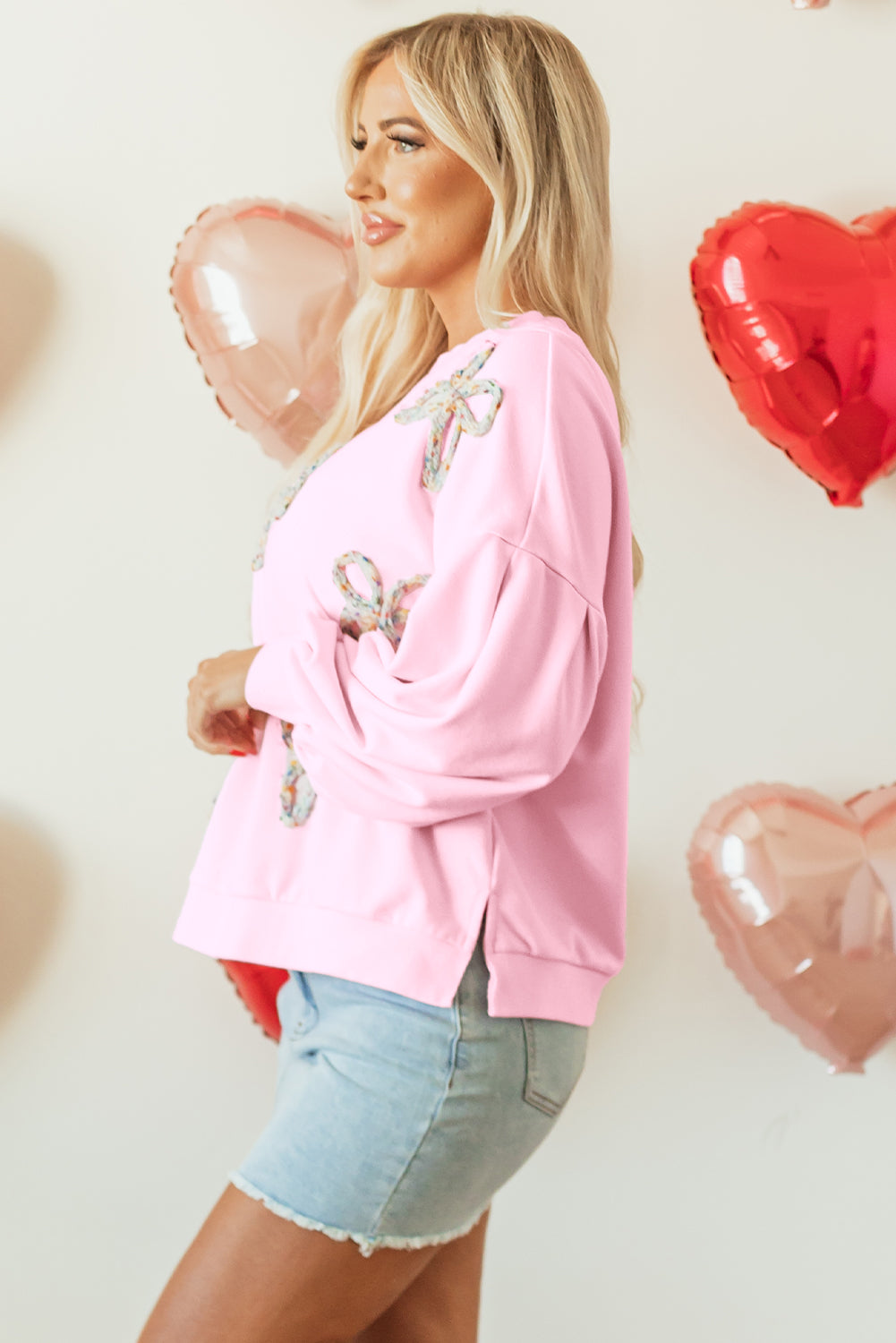 Bow Breeze Oversized Pullover