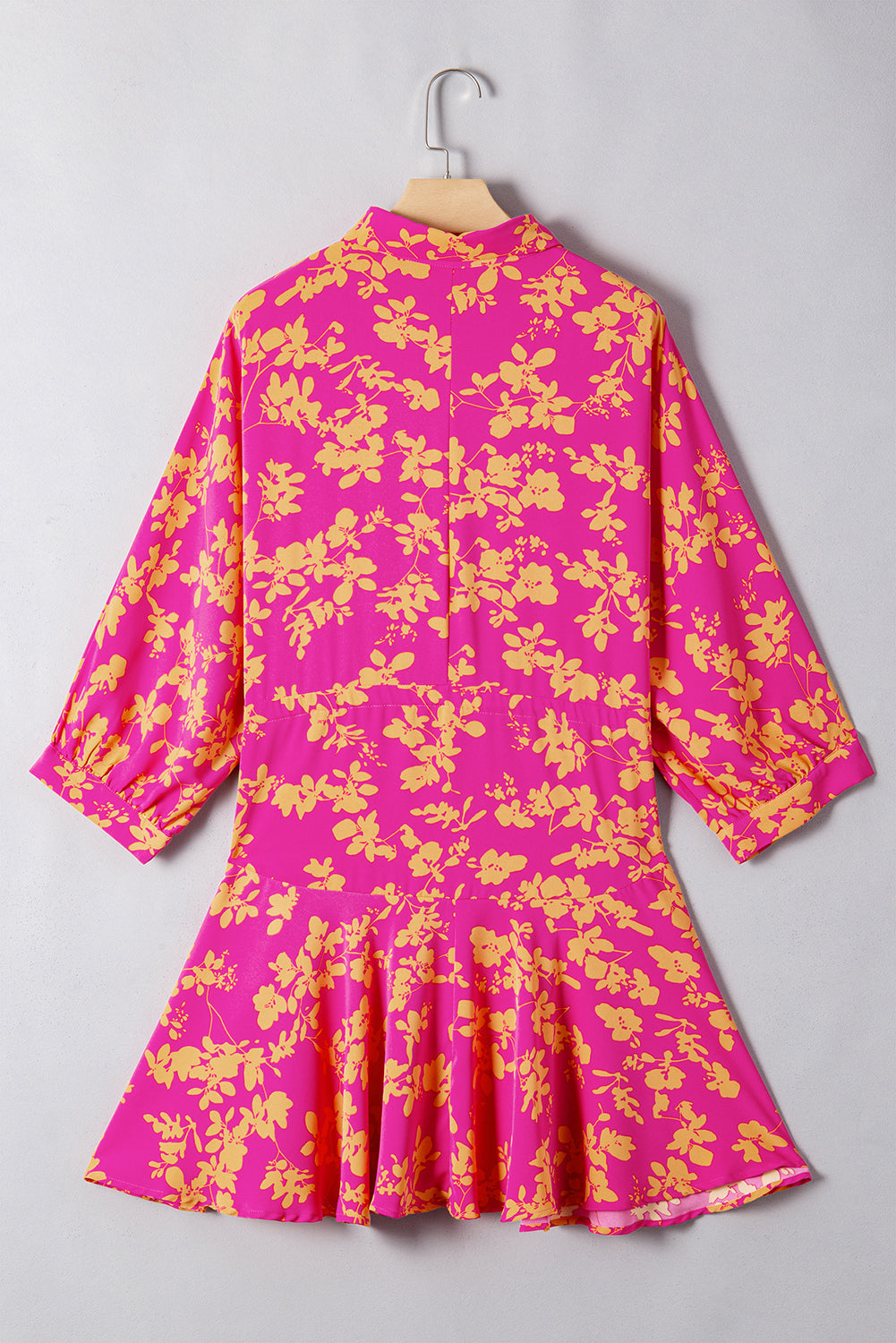 Blush Bloom Drawstring Dres