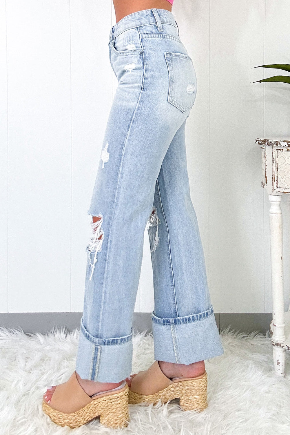 Beau Blue Light Wash  Jeans