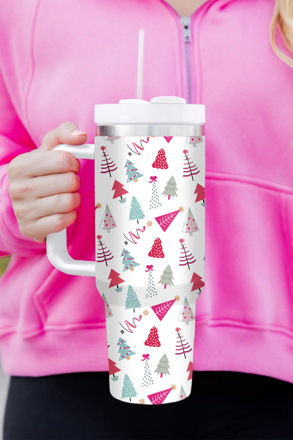 White Christmas Spirit Tumbler