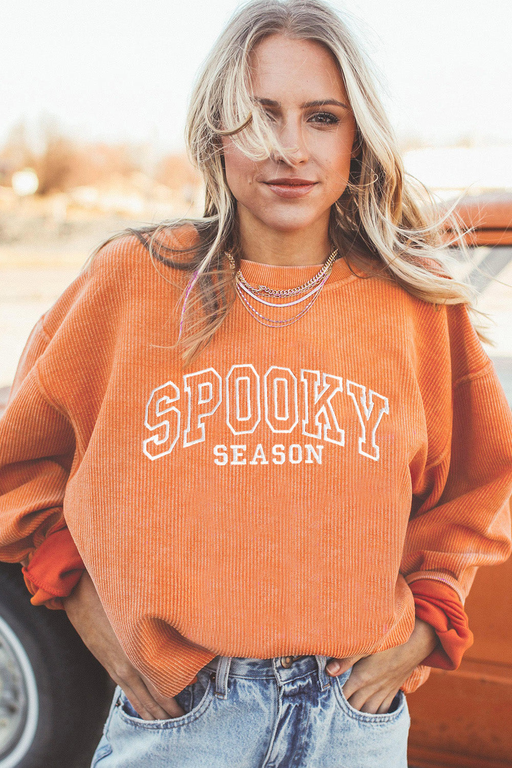The Orange Spooky Season Sweatshirt