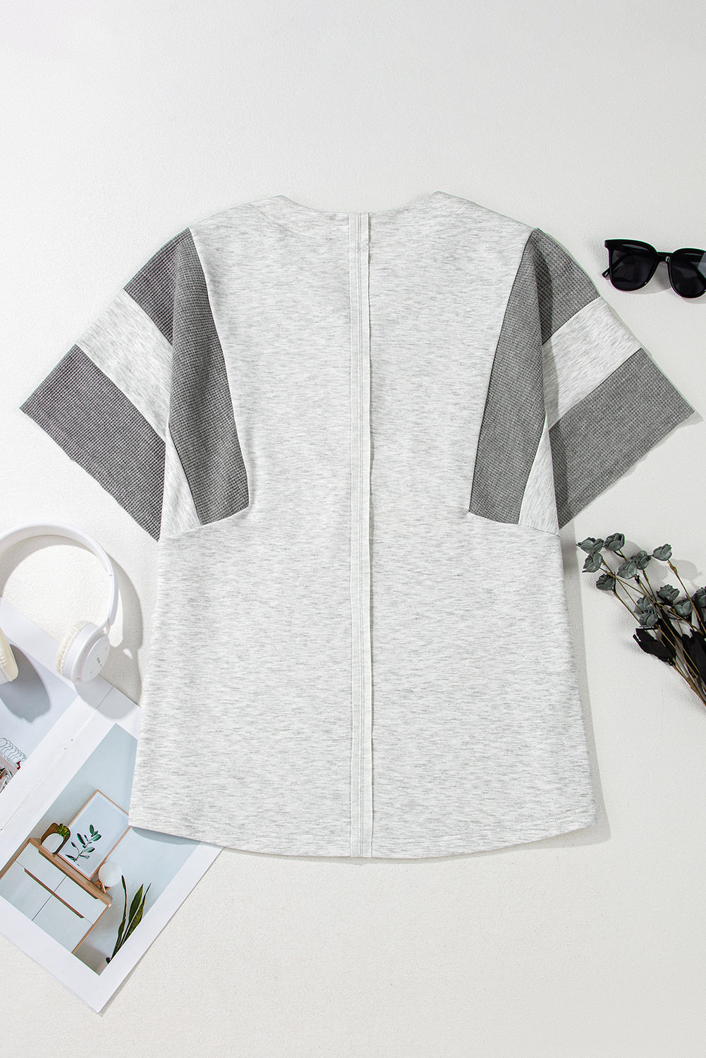 Heather Haze Contrast Top