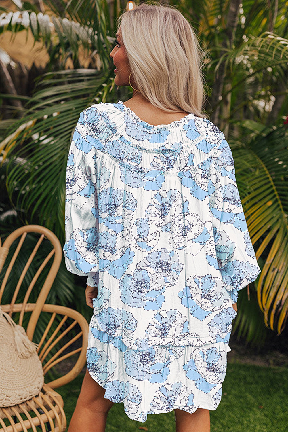 Sweet Sky Flowy Dress