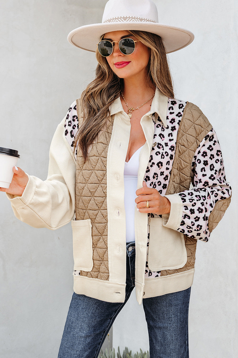 Leopard Luxe Patchwork Jacket