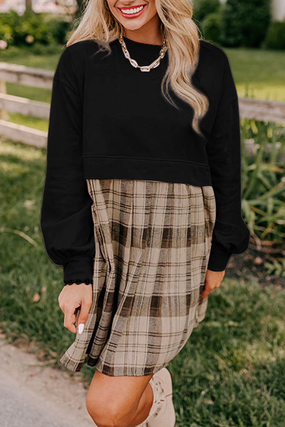 Plaid Perfection Dress