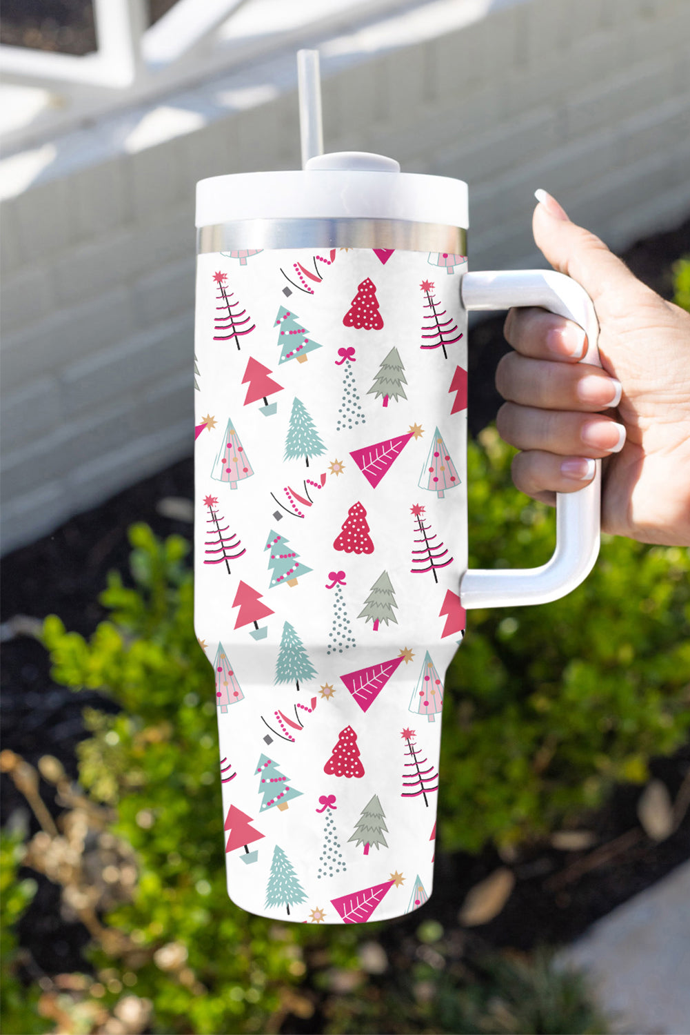 White Christmas Spirit Tumbler