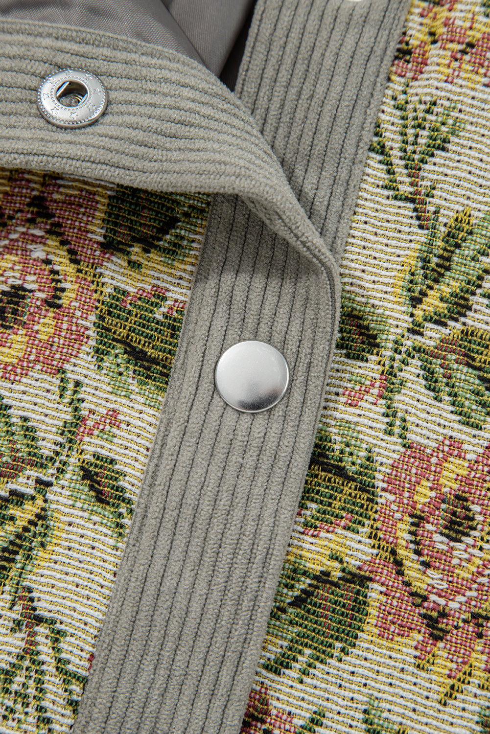 Vintage Petals Ribbed Jacket