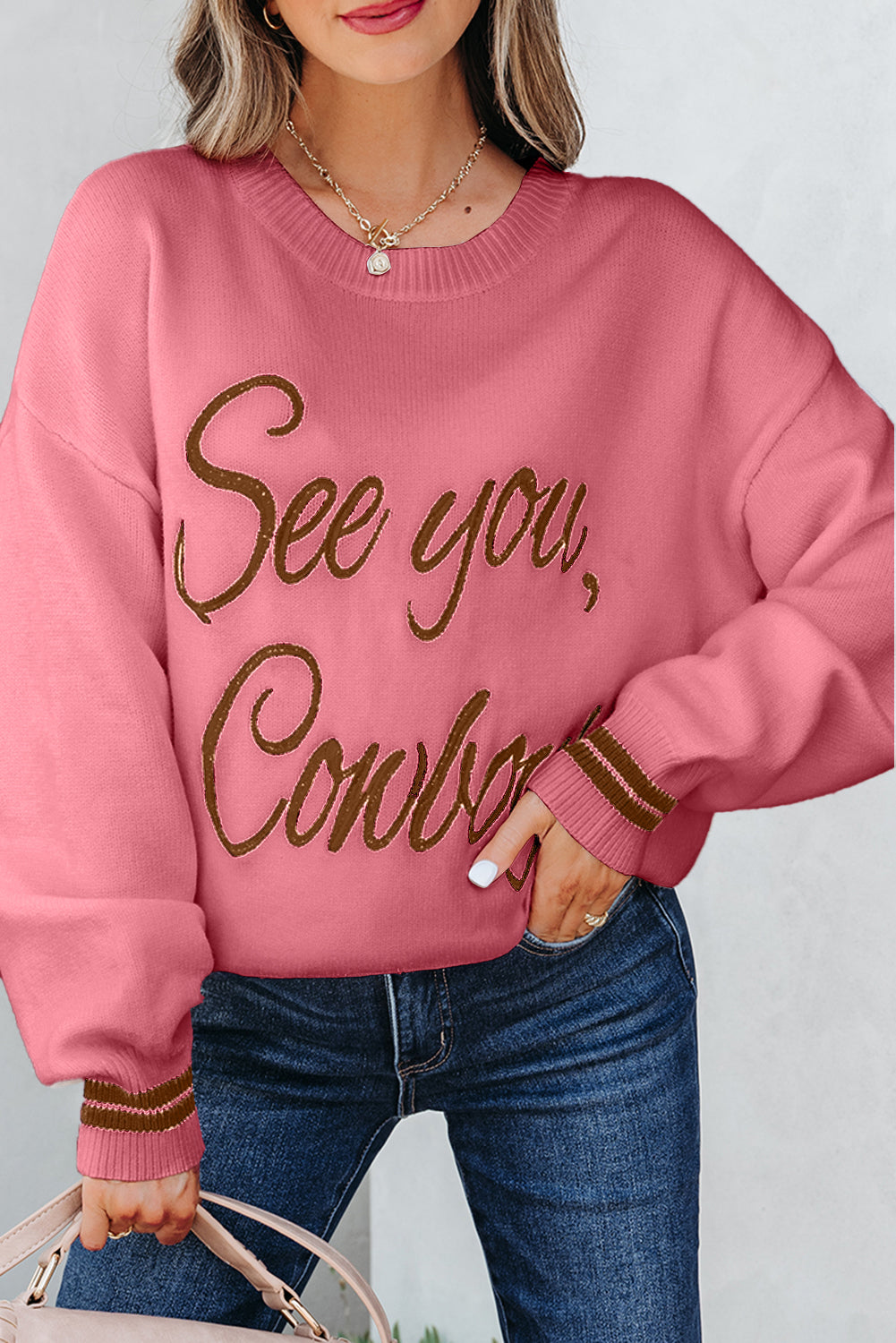 See You Soon Cowboy Sweater