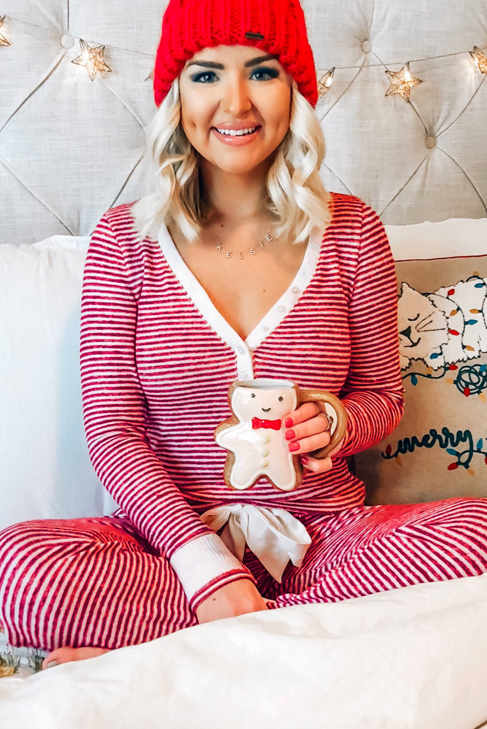 Striped in Scarlett