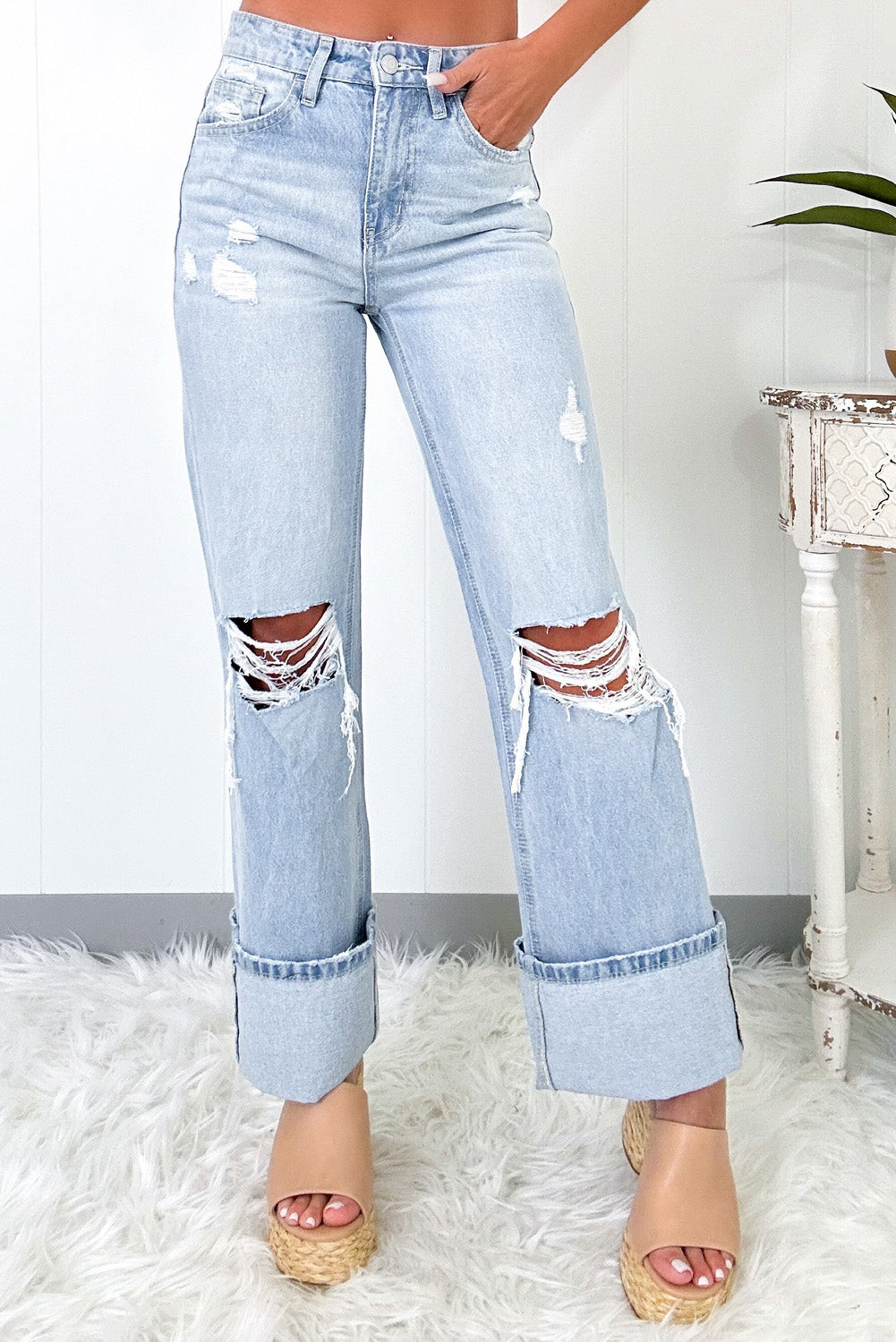 Beau Blue Light Wash  Jeans