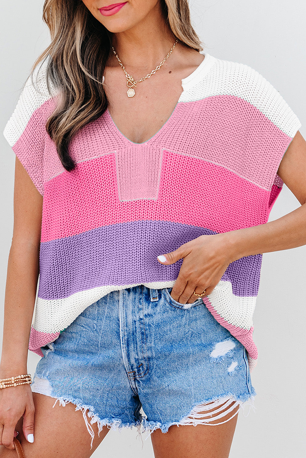 Pink Hue Pullover