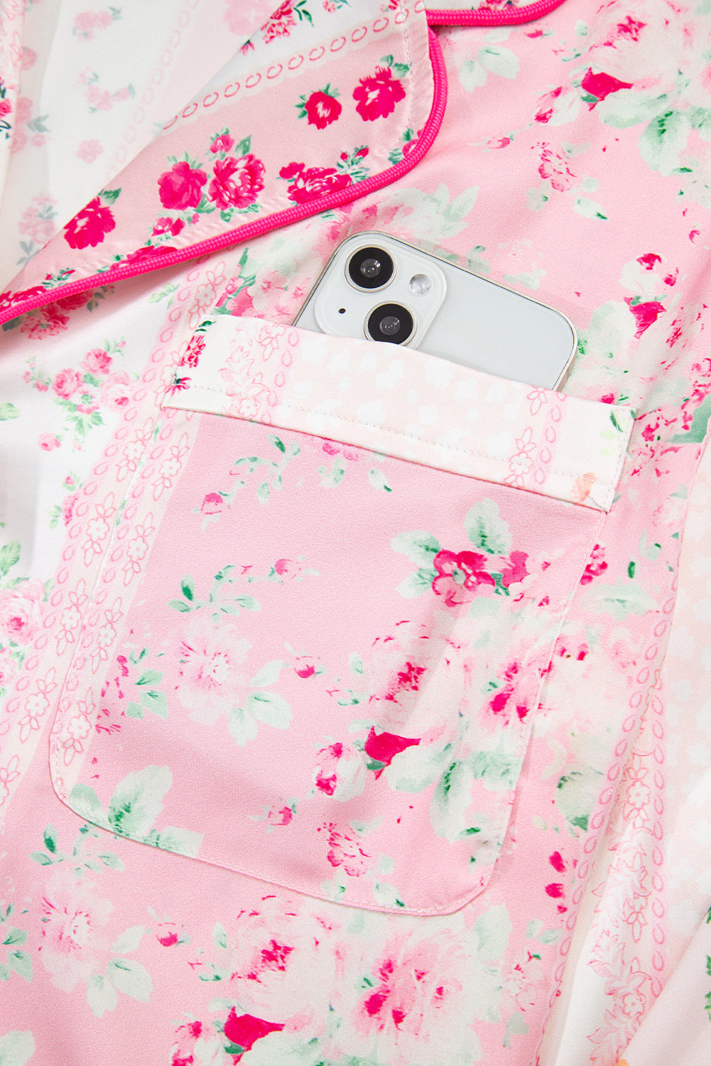 Blush Bloom Satin Set