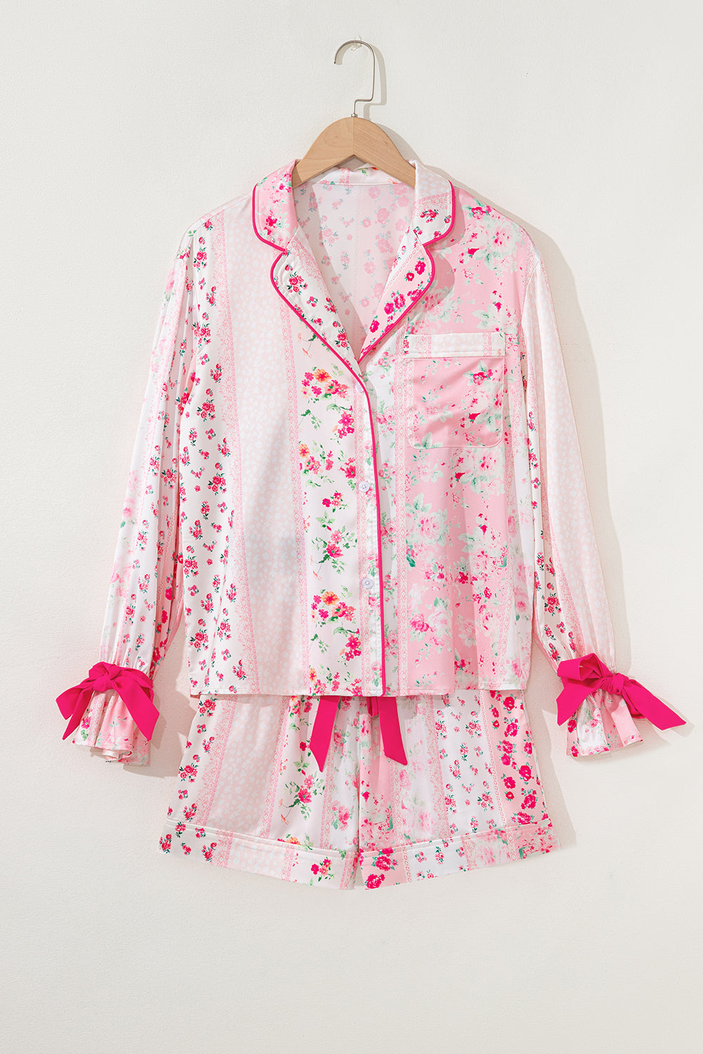 Blush Bloom Satin Set