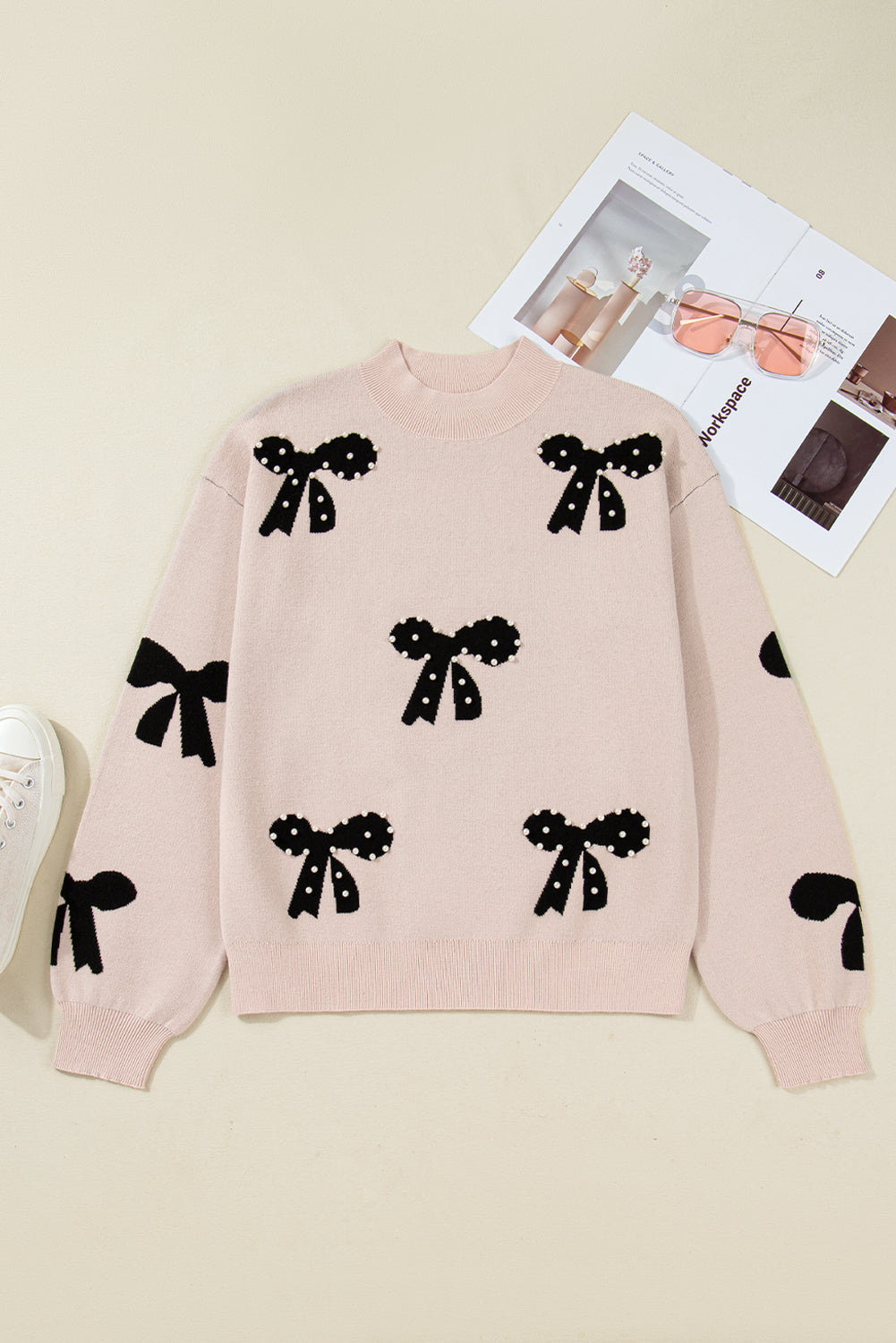 Pearl Kissed Bow Knit