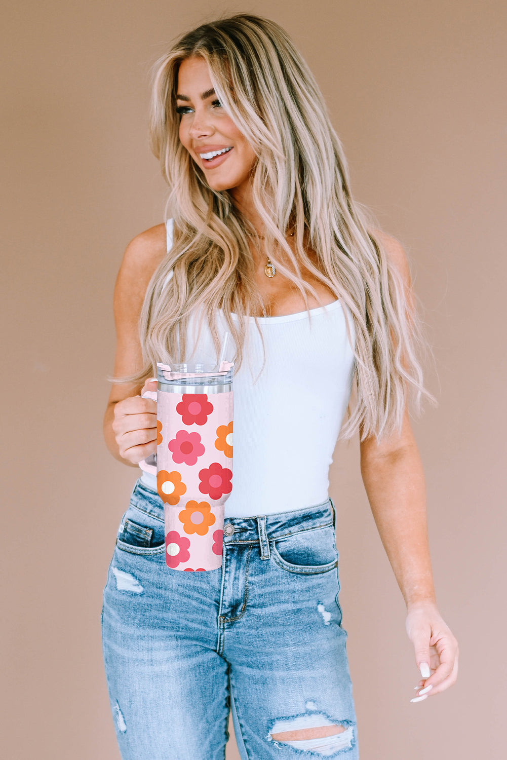 The Flower Print Tumbler