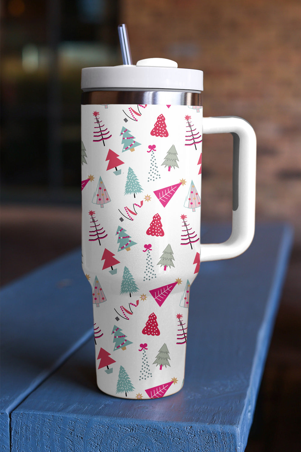 White Christmas Spirit Tumbler