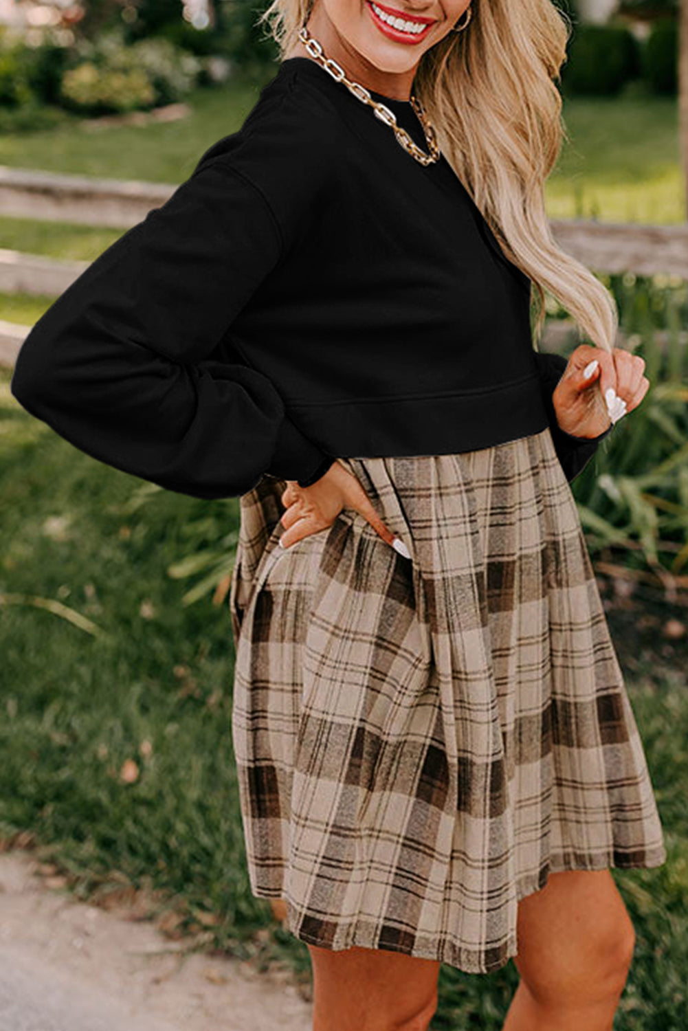 Plaid Perfection Dress