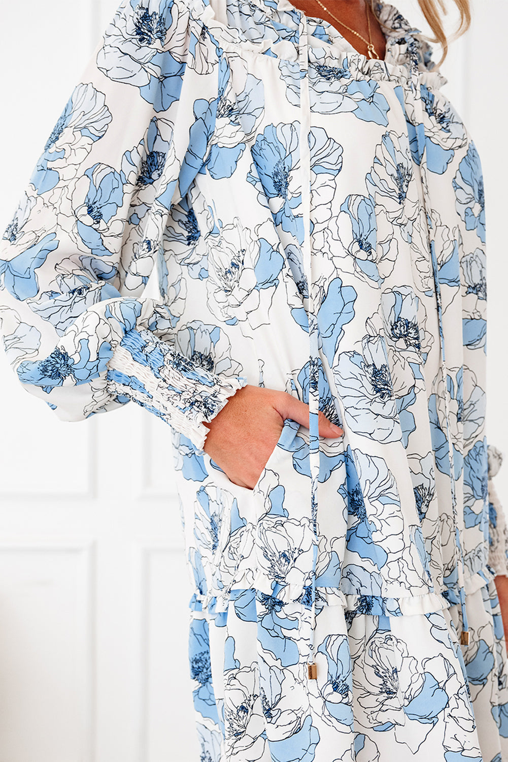 Sweet Sky Flowy Dress