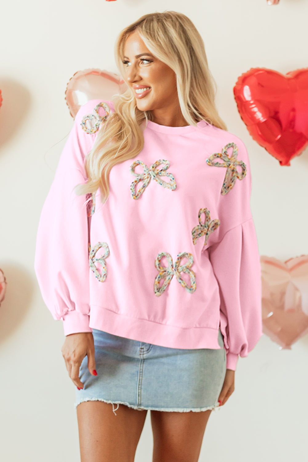 Bow Breeze Oversized Pullover